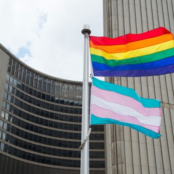 City of Toronto Raises Rainbow and Transgender flags at City Hall for Pride Month